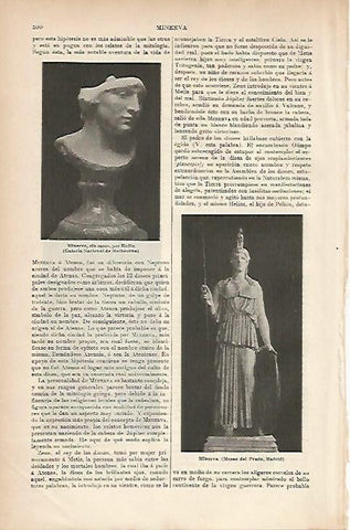 LAMINA ESPASA 5199: Minerva por Rodin