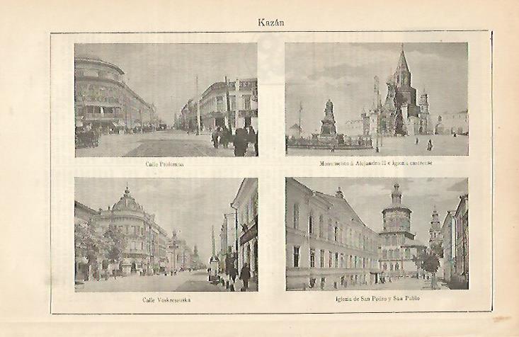 LAMINA ESPASA 6351: Vistas de Kazan Rusia