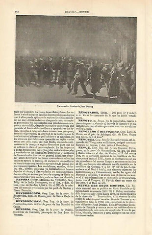 LAMINA ESPASA 6528: La Revuelta cuadro de J. Beraud