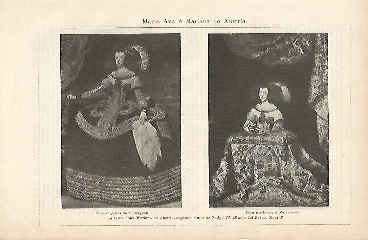 LAMINA ESPASA 1072: Retratos de Mariana de Austria