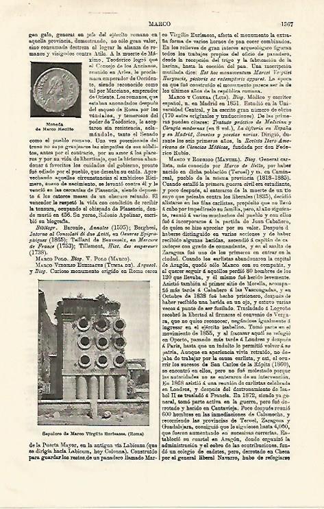 LAMINA ESPASA 18741: Sepulcro de Marco Virgilio Eurisaces en Roma