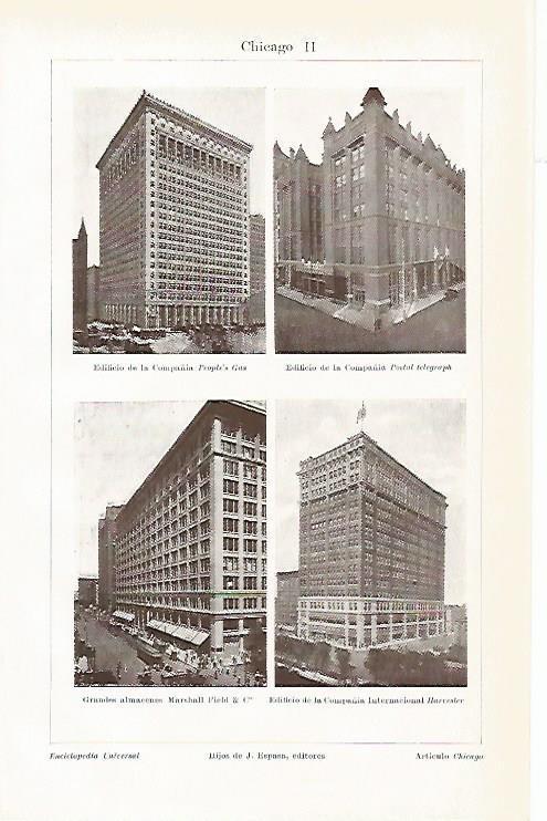 LAMINA ESPASA 1943: Chicago