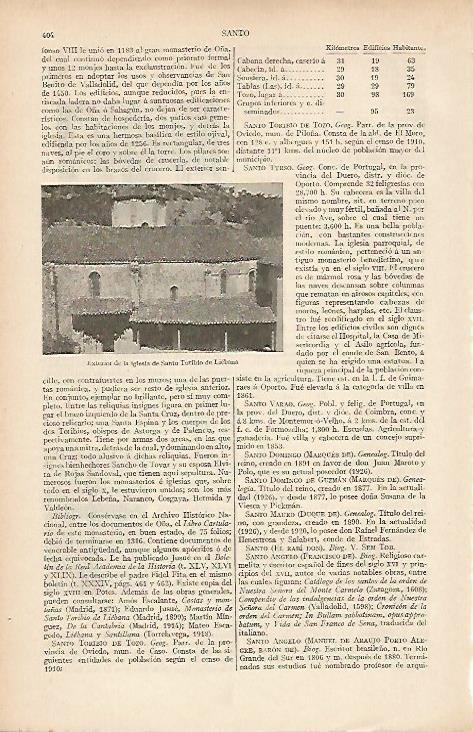 LAMINA ESPASA 19495: Iglesia de Santo Toribio de Liebana
