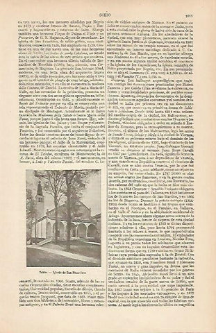 LAMINA ESPASA 19618: Iglesia de San Francisco en Schio Italia