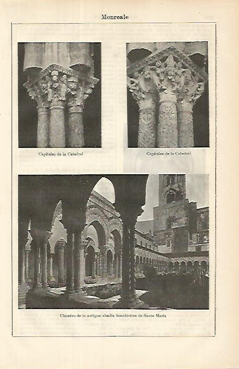 LAMINA ESPASA 8559: Catedral de Monreale Italia