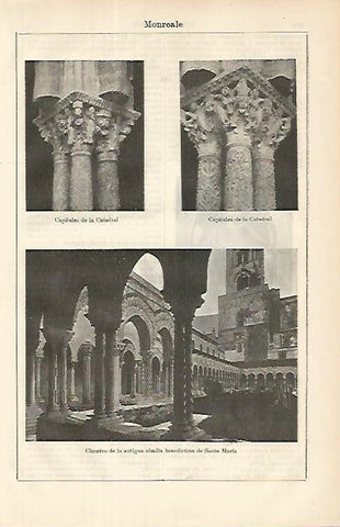 LAMINA ESPASA 8559: Catedral de Monreale Italia