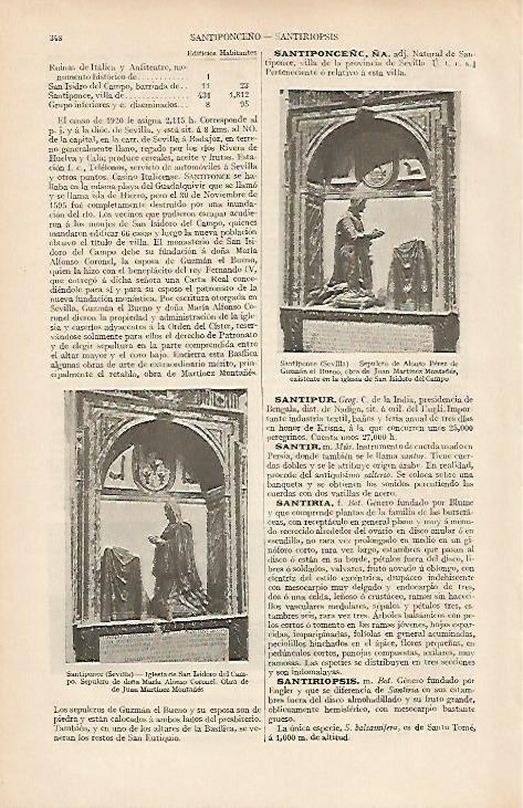LAMINA ESPASA 19476: Santiponce Sevilla