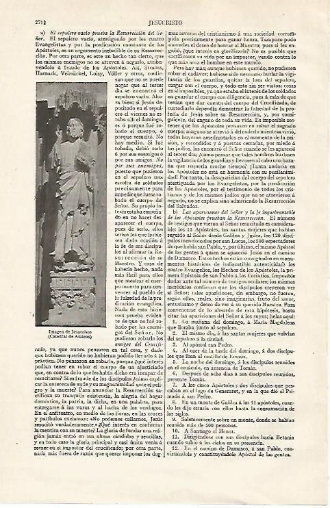LAMINA ESPASA 21033: Jesucristo en la Catedral de Amiens