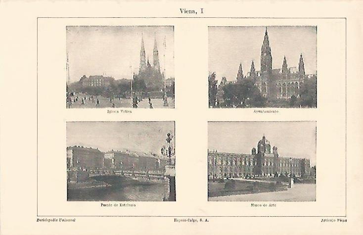 LAMINA DE ESPASA 276: Vistas de Viena
