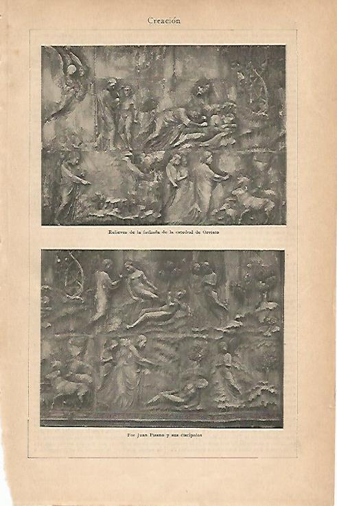 LAMINA ESPASA 14158: Relieves de la Catedral de Orvieto