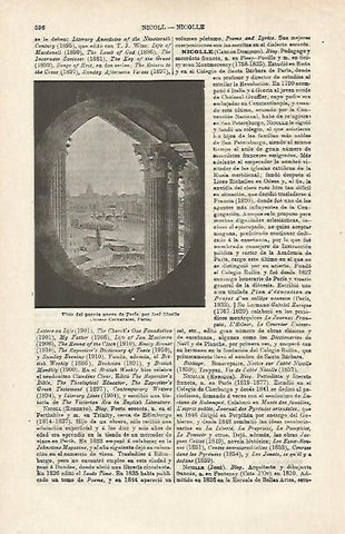 LAMINA ESPASA 20157: Vista del Puente nuevo de Paris por Nicollo