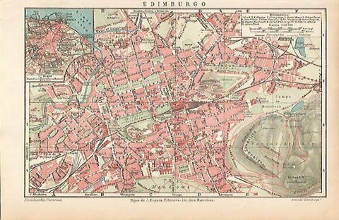 LAMINA ESPASA 6741: Plano de Edimburgo