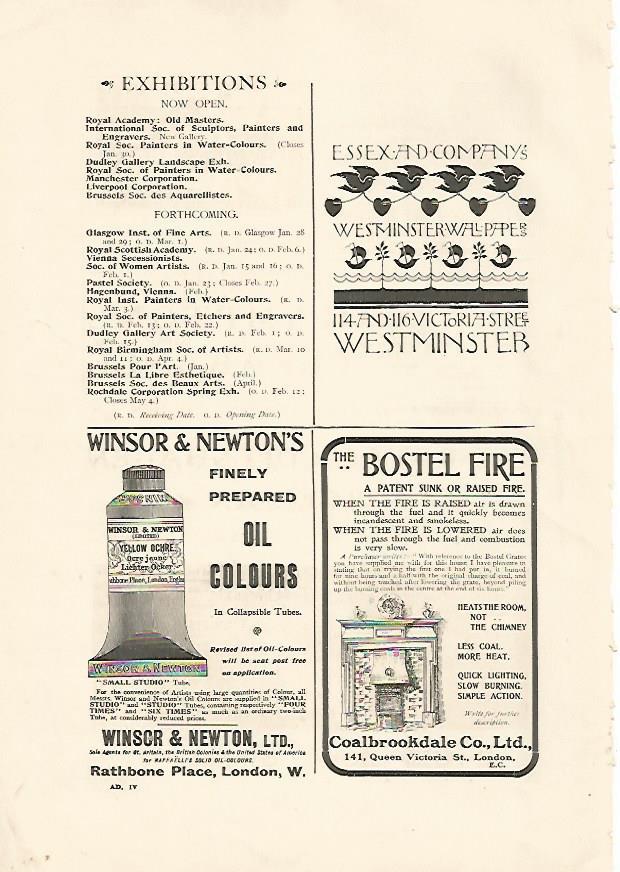 LAMINA PUBLICITARIA 7050: Winsor de Londres y Essex and Co. De Westminster