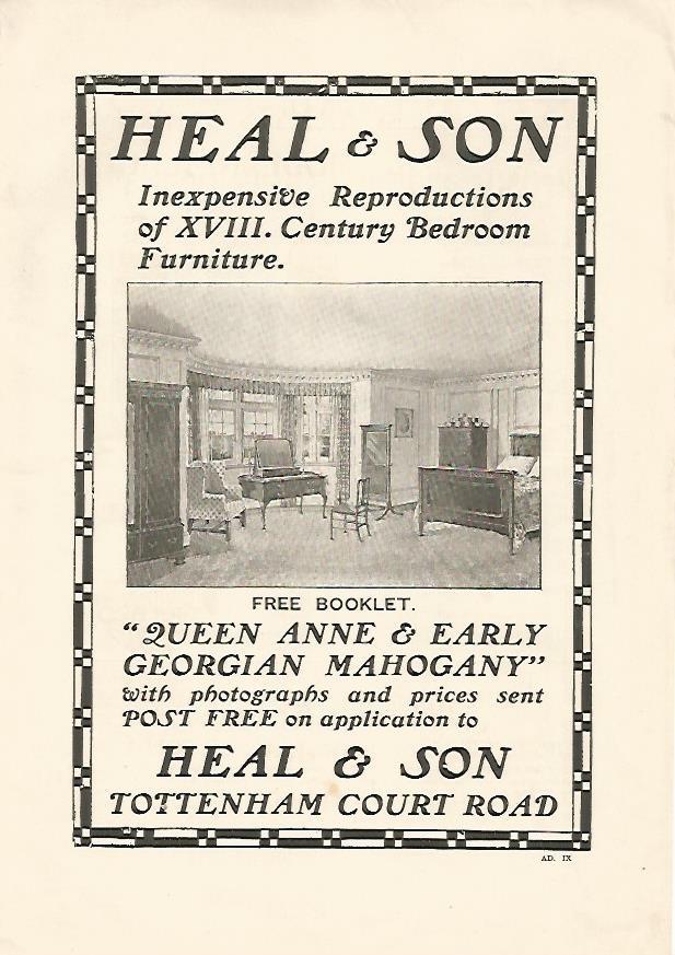 LAMINA PUBLICITARIA 7053: Heal & Son 