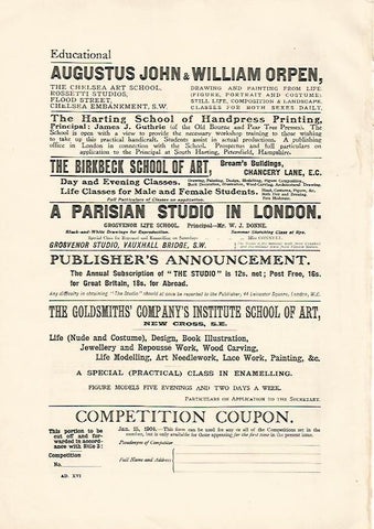 LAMINA PUBLICITARIA 7055: Educational and Competition Coupon