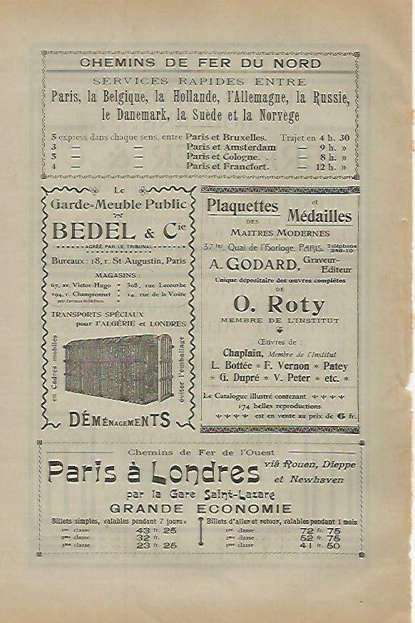 LAMINA PUBLICITARIA 7060: Chemins de Fer Du Nord