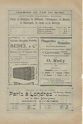 LAMINA PUBLICITARIA 7060: Chemins de Fer Du Nord