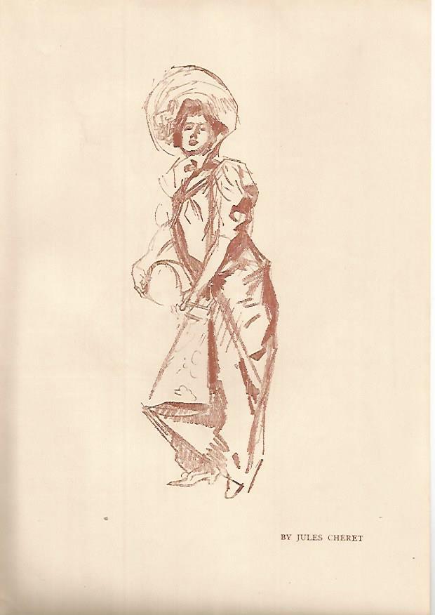 LAMINA 7087: Dibujo por Jules Cheret