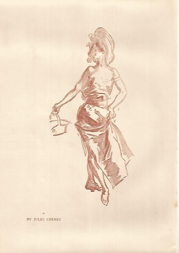 LAMINA 7088: Dibujo por Jules Cheret