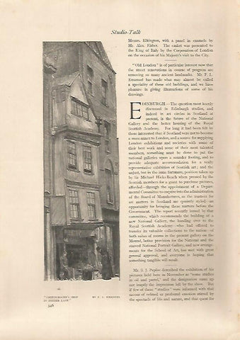 LAMINA 7093: Greengrocer s shop in Fetter Lane por L. Emanuel
