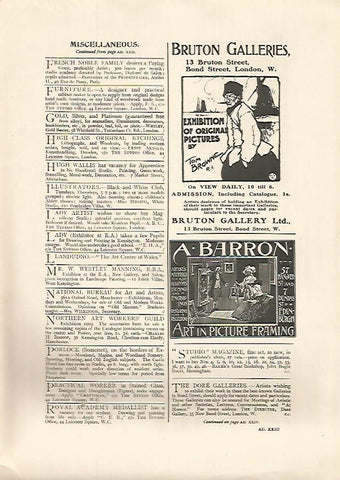 LAMINA PUBLICITARIA 7102: Brutton Galleries