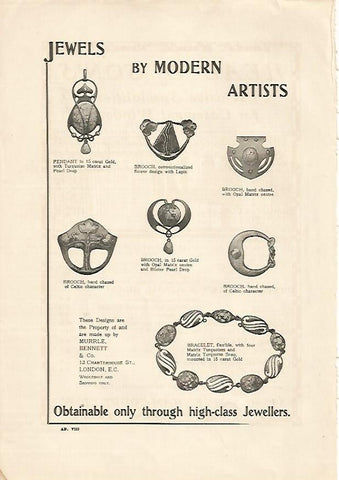 LAMINA PUBLICITARIA 7109: Jewels by Modern Artists