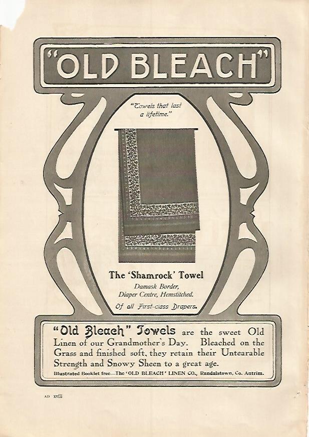 LAMINA PUBLICITARIA 7114: Old Bleach