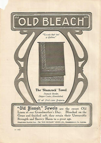 LAMINA PUBLICITARIA 7114: Old Bleach