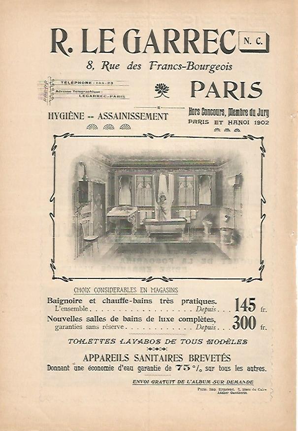 LAMINA PUBLICITARIA 7118: R. Le Garrec