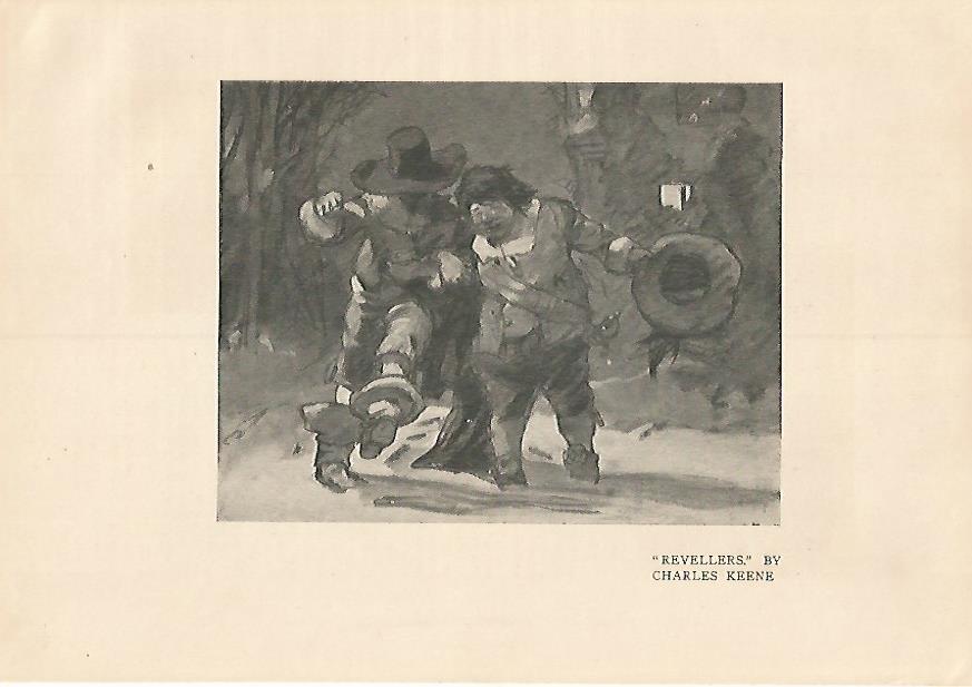 LAMINA 7124: Revellers por Charles Keene