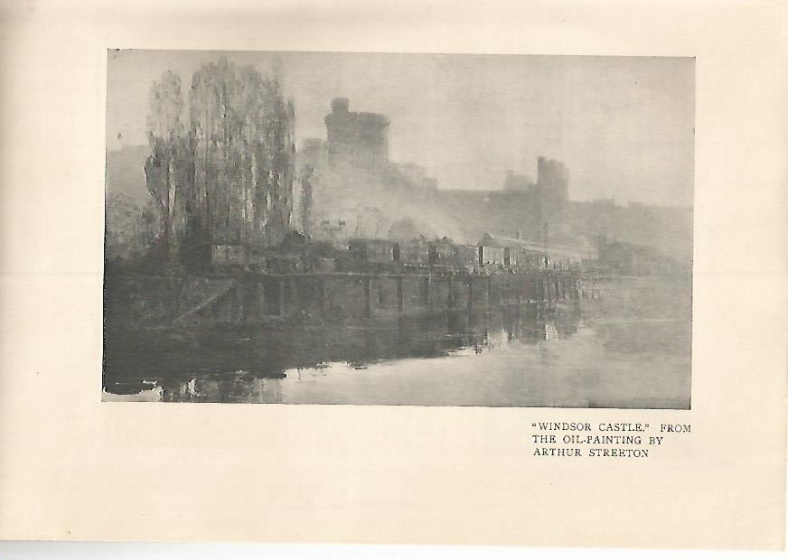 LAMINA 7147: Castillo de Windsor por A. Streeton