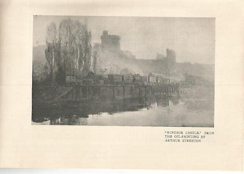 LAMINA 7147: Castillo de Windsor por A. Streeton