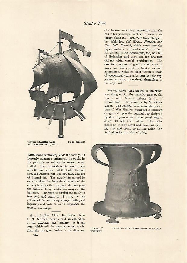 LAMINA 7150: Copas por E. Spencer