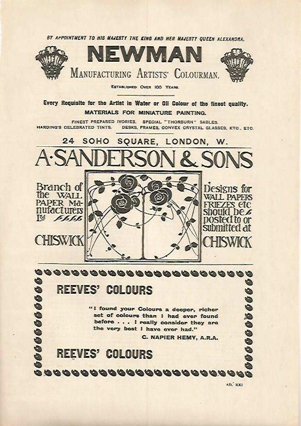 LAMINA PUBLICITARIA 7162: Newman y Reeves Colours