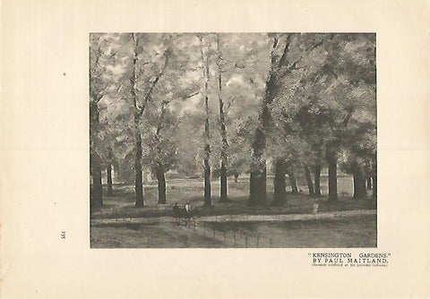 LAMINA 7193: Kensington Gardens por P. Maitland