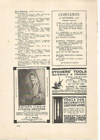 LAMINA PUBLICITARIA 7202: Etchers Tools