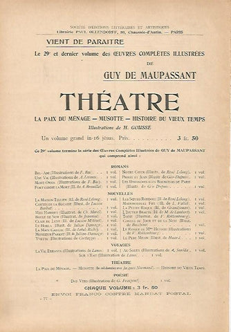 LAMINA PUBLICITARIA 7213: Societe d Editions Litteraires et Artistiques