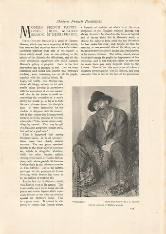 LAMINA 7226: Dormeur por G. Besson