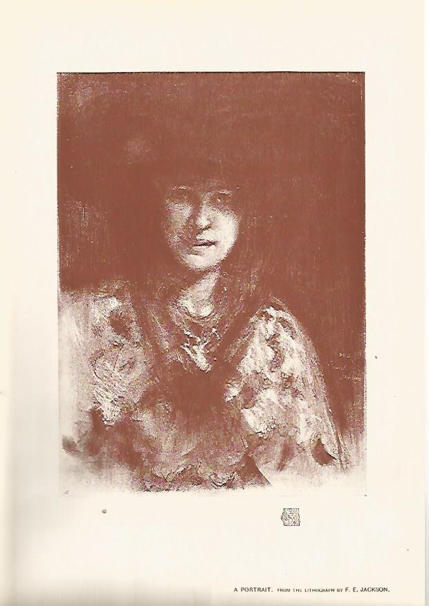 LAMINA 7230: Retratopor  F.E. Jackson