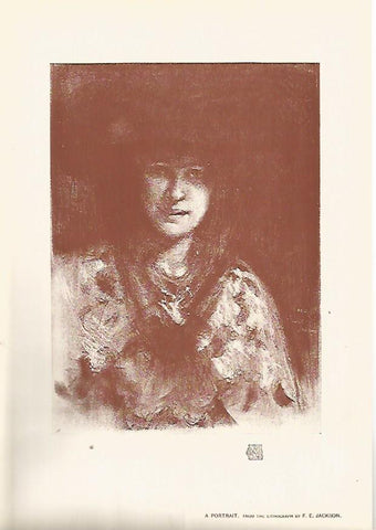 LAMINA 7230: Retratopor  F.E. Jackson