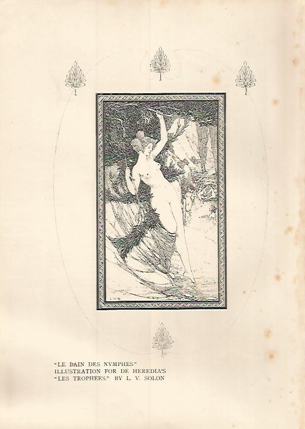 LAMINA 7236: Le Bain des Nymphes por L. V. Solon
