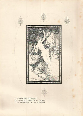 LAMINA 7236: Le Bain des Nymphes por L. V. Solon