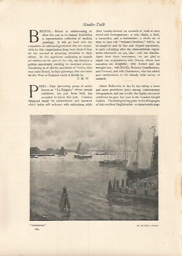 LAMINA 7241: Dordrecht por Eugene Chigot
