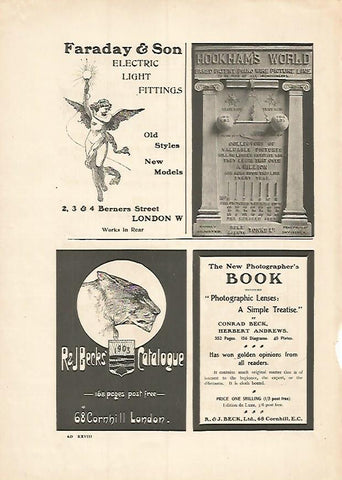 LAMINA PUBLICITARIA 7254: Faraday & Son