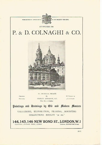 LAMINA PUBLICITARIA 7257: P & D. Colnagh & Co
