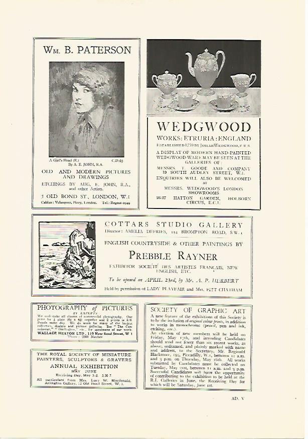 LAMINA PUBLICITARIA 7259: Wedgwood