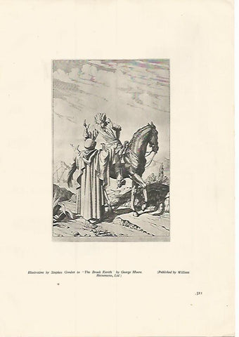 LAMINA 7265: The Brook Kerith ilustracion de S. Gooden