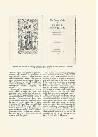 LAMINA 7266: The Poetical Works of Robert Herrick