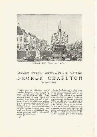 LAMINA 7268: A Dutch Dry Dock por G. Charlton
