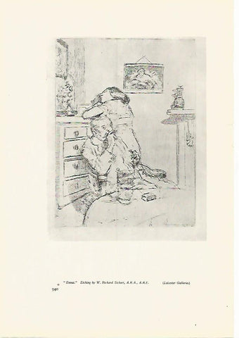 LAMINA 7277: Ennui por W. Richard Sickert